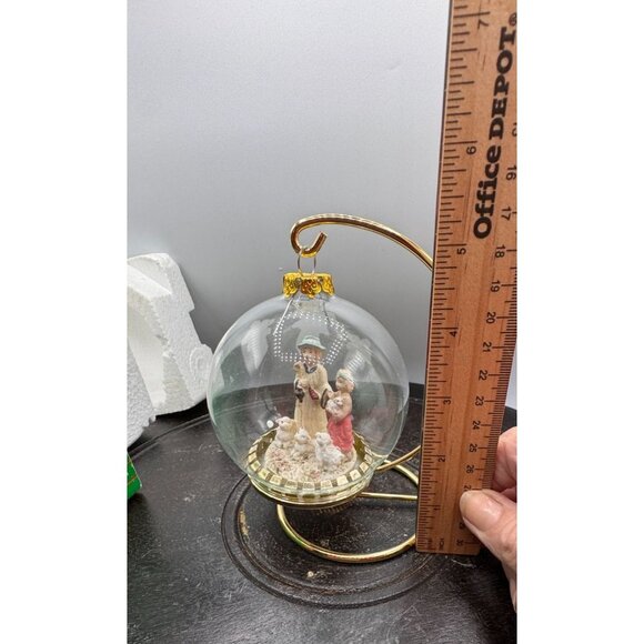 House Of Lloyd  Shepherd Ornament With Stand Glass Christmas Decoration #530612 - Picture 5 of 12